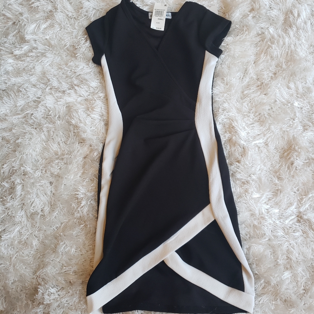 Black and white dress